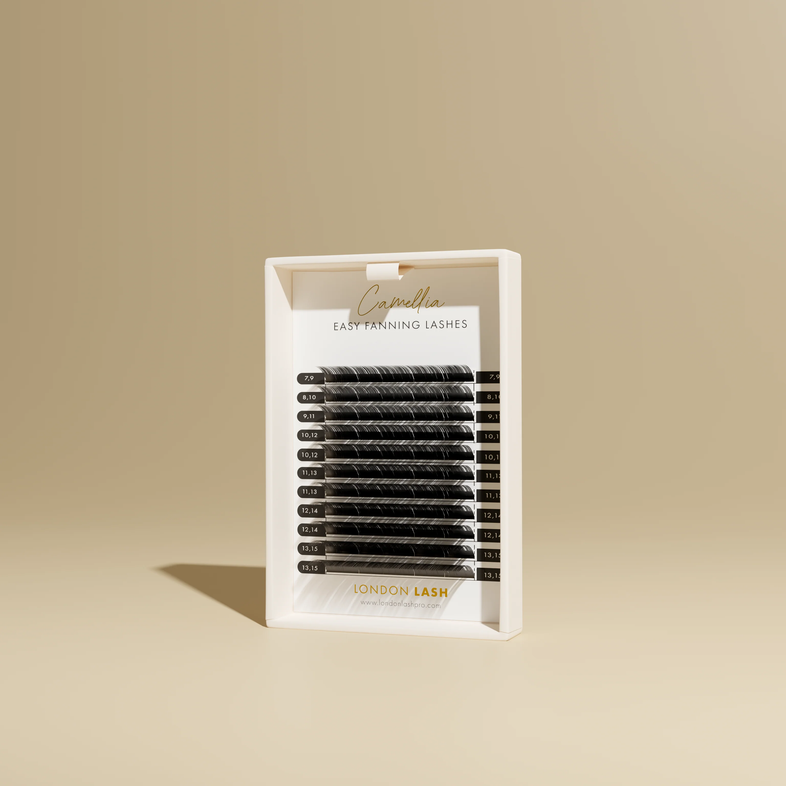 CAMELLIA - TEXTURED EASY FANNING VOLUME LASHES 0.07 - Image 2