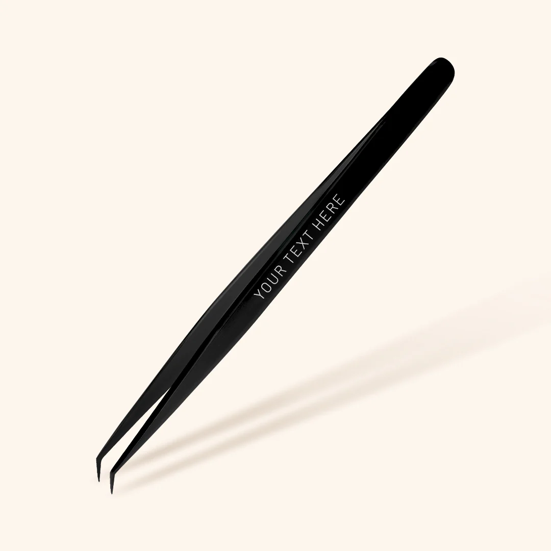 Isolation Eyelash Extensions Tweezers With Engraving - Image 5