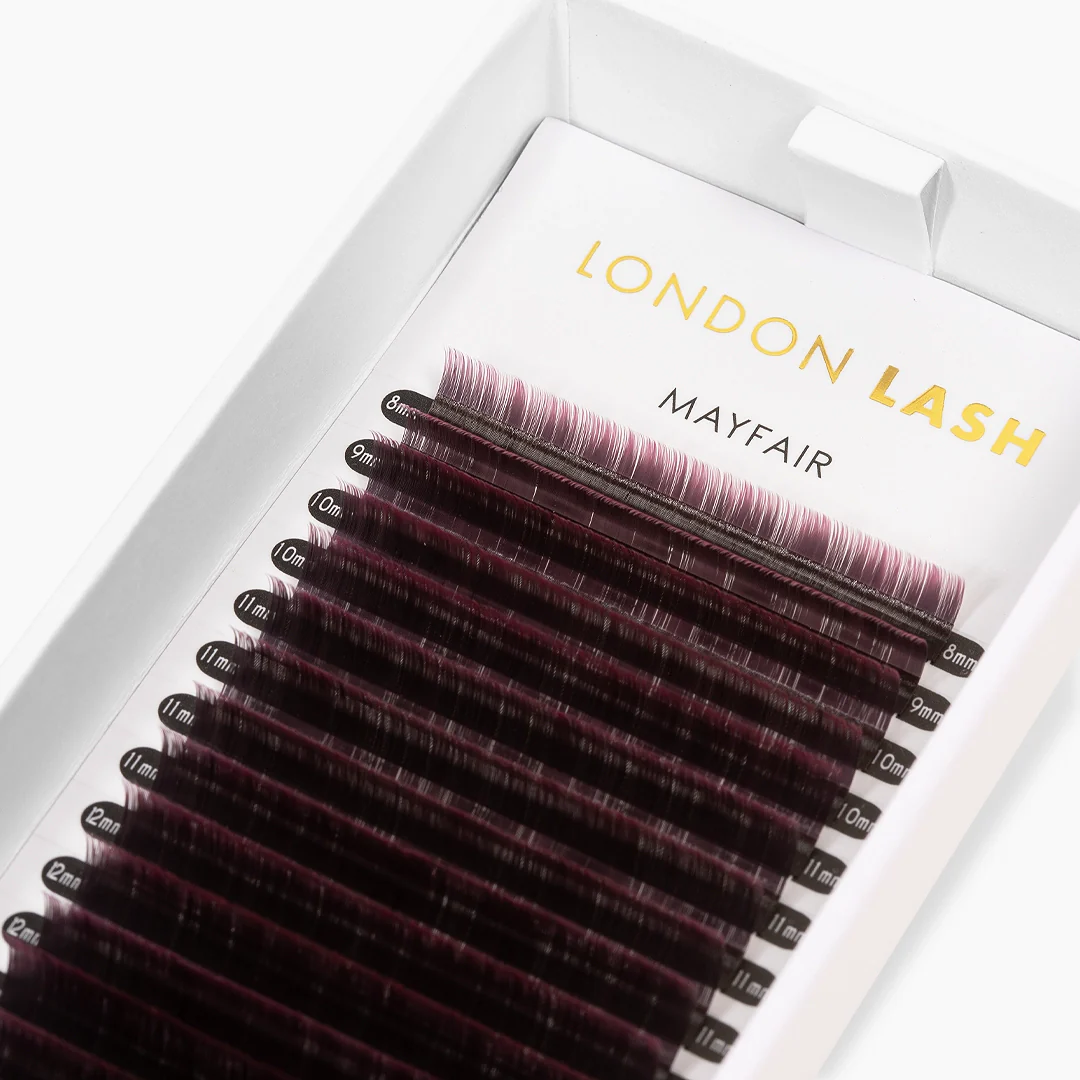 Pink Two-Tone Ombre Lashes 0.07