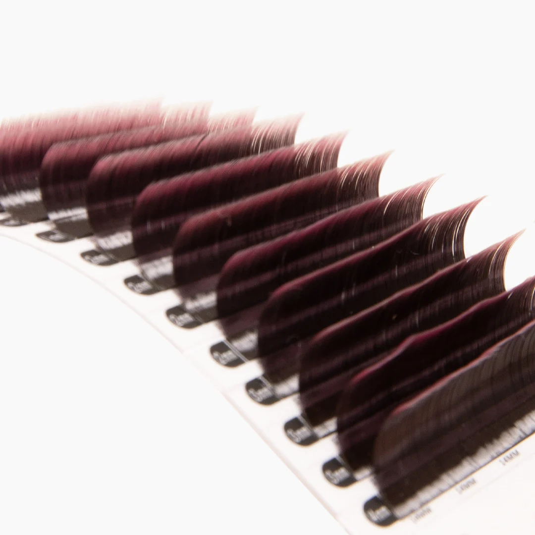 Pink Two-Tone Ombre Lashes 0.07 - Image 3