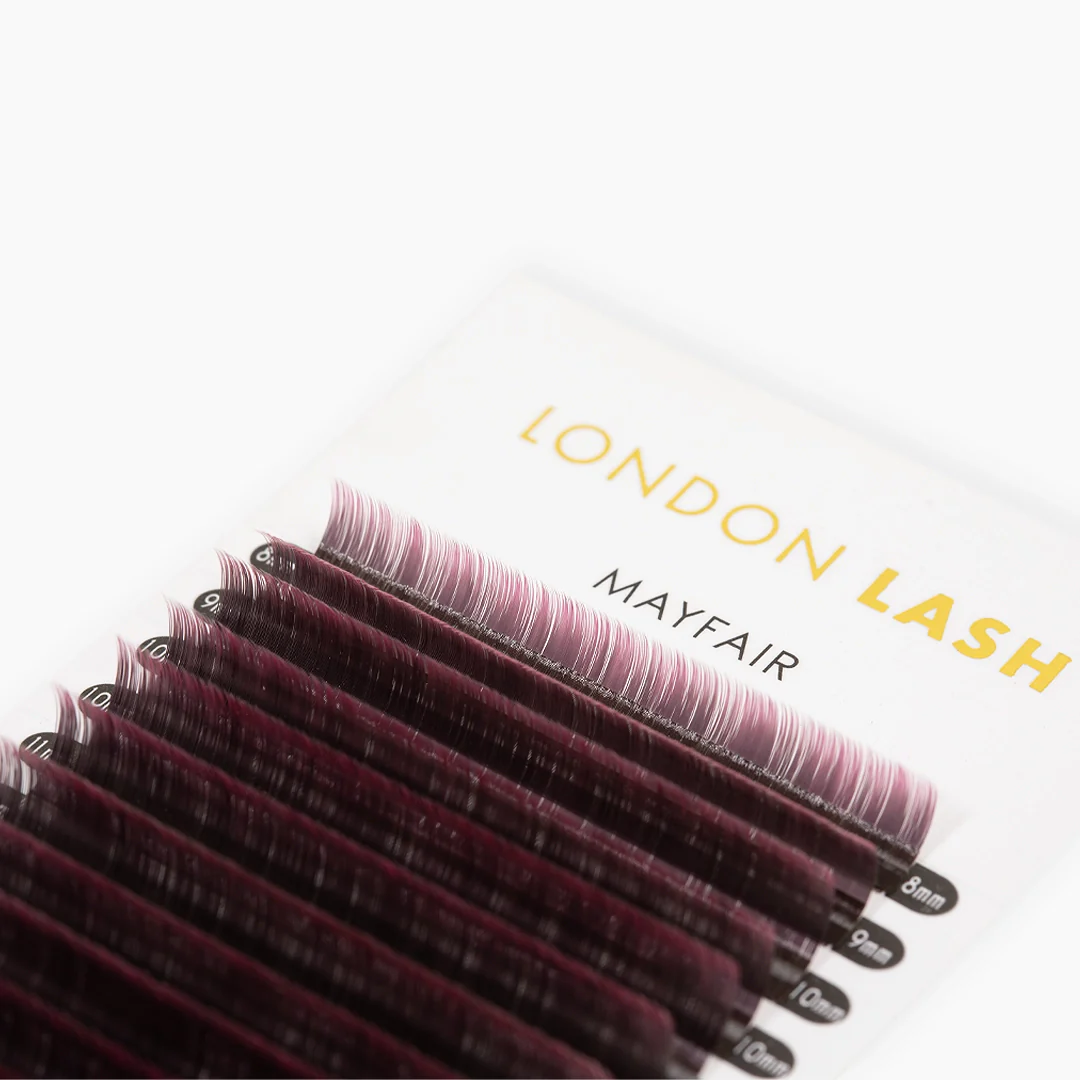 Pink Two-Tone Ombre Lashes 0.07 - Image 5