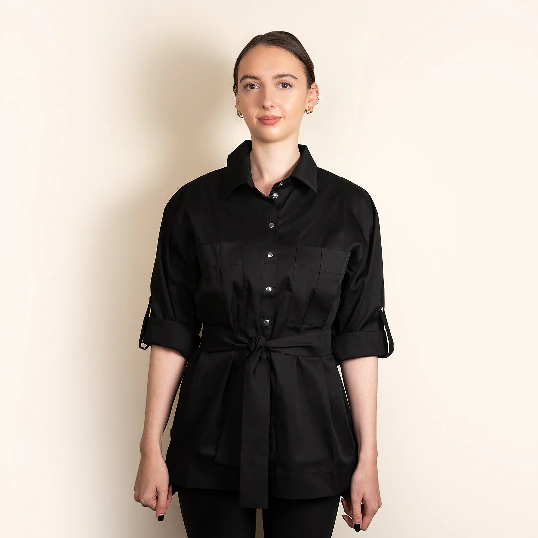 Shirt Style Tunic with Embroidery - Image 7