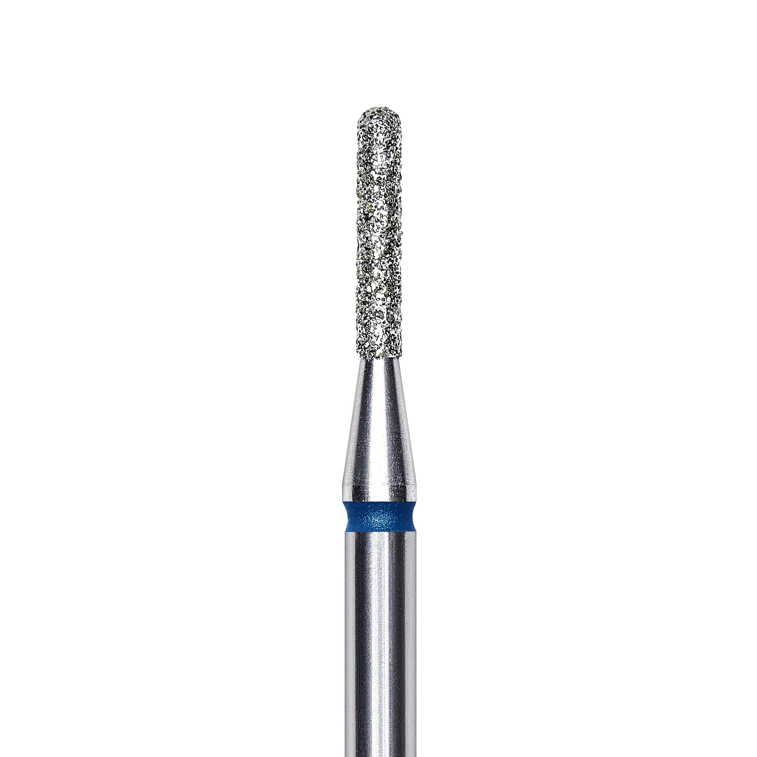Staleks Pro Diamond Rounded "cylinder" Nail Drill Bit - Blue/1.4mm