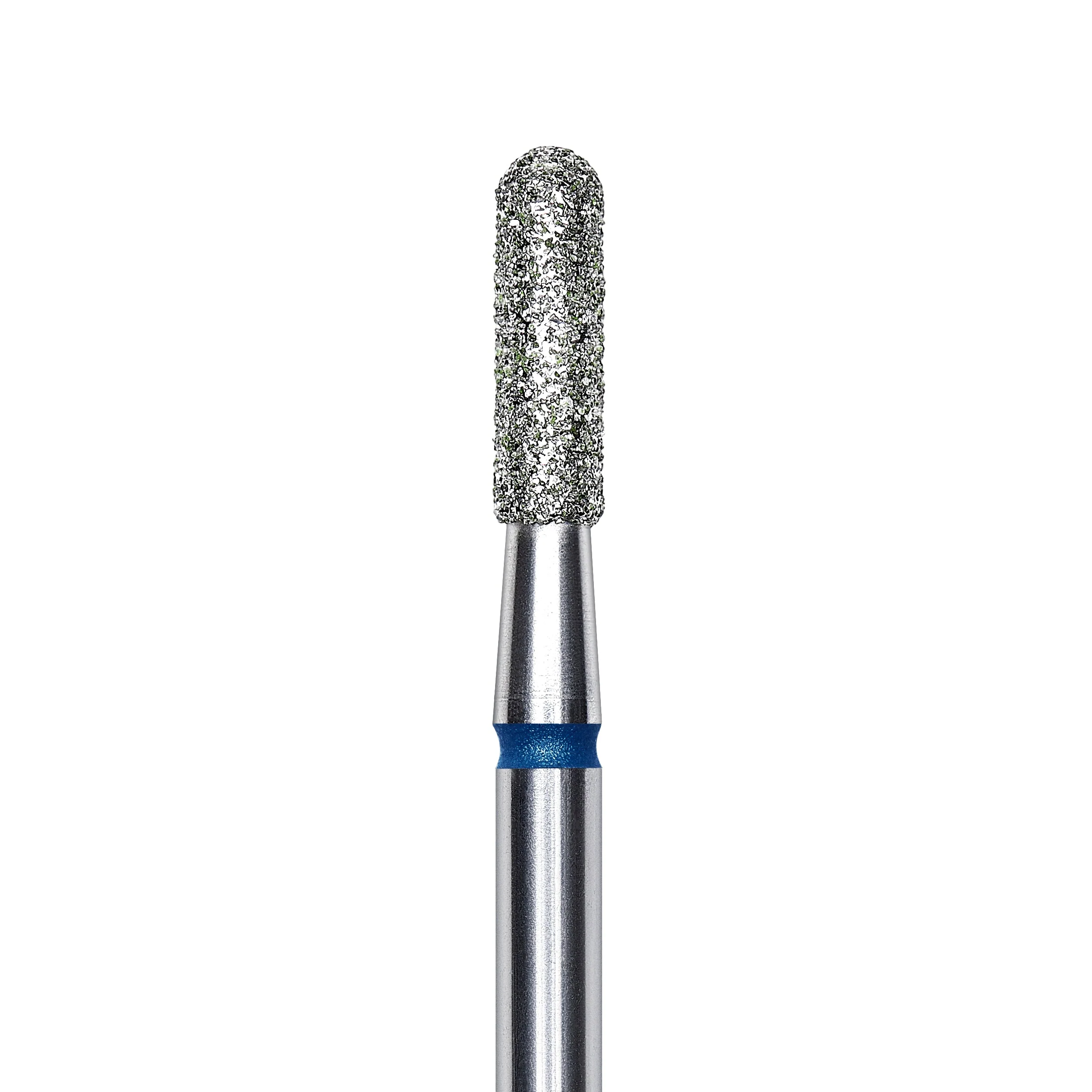 Staleks Pro Diamond Rounded "cylinder" Nail Drill Bit - Blue/2.3mm