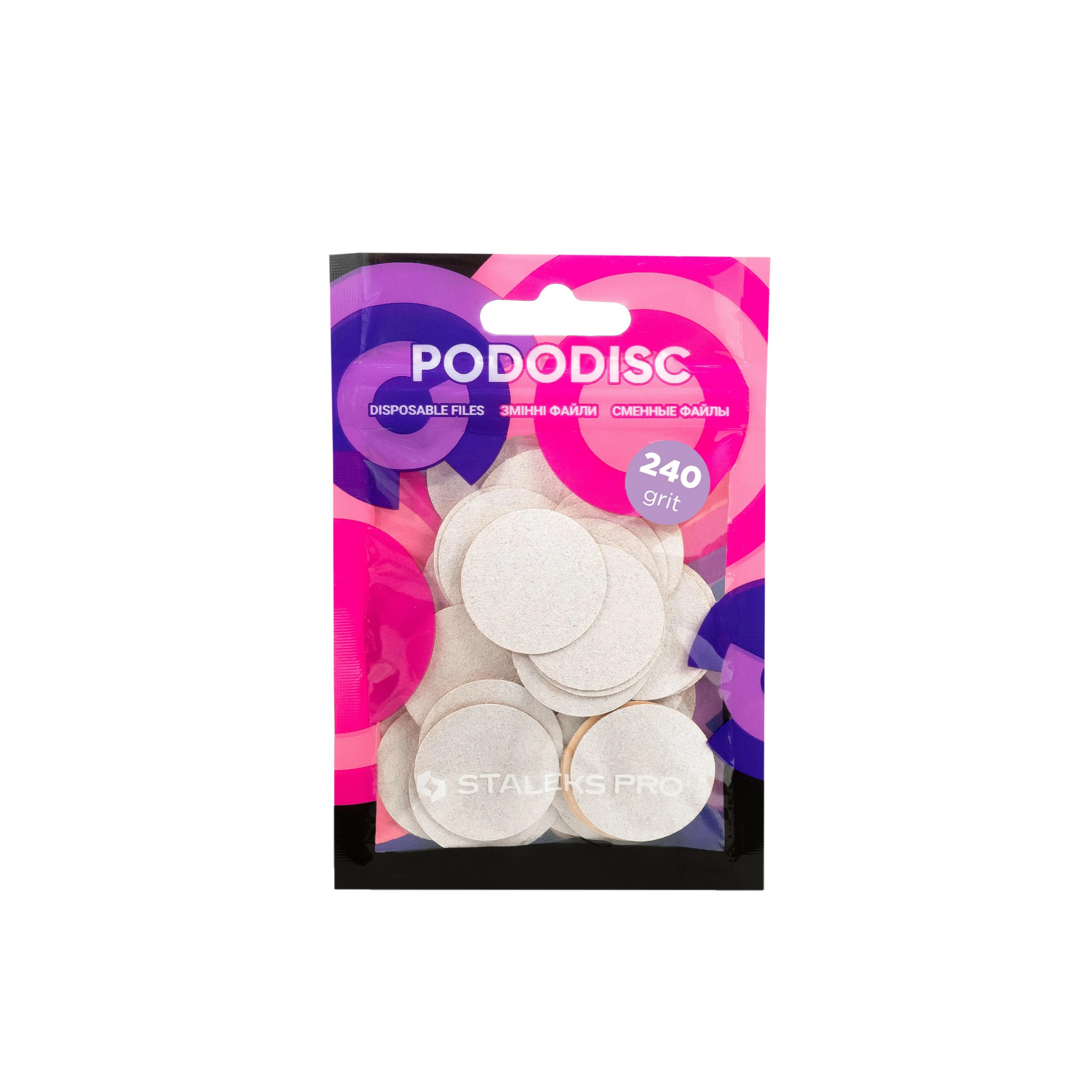 Staleks Pro Disposable Files For Pedicure Disc L - 25mm - Image 5
