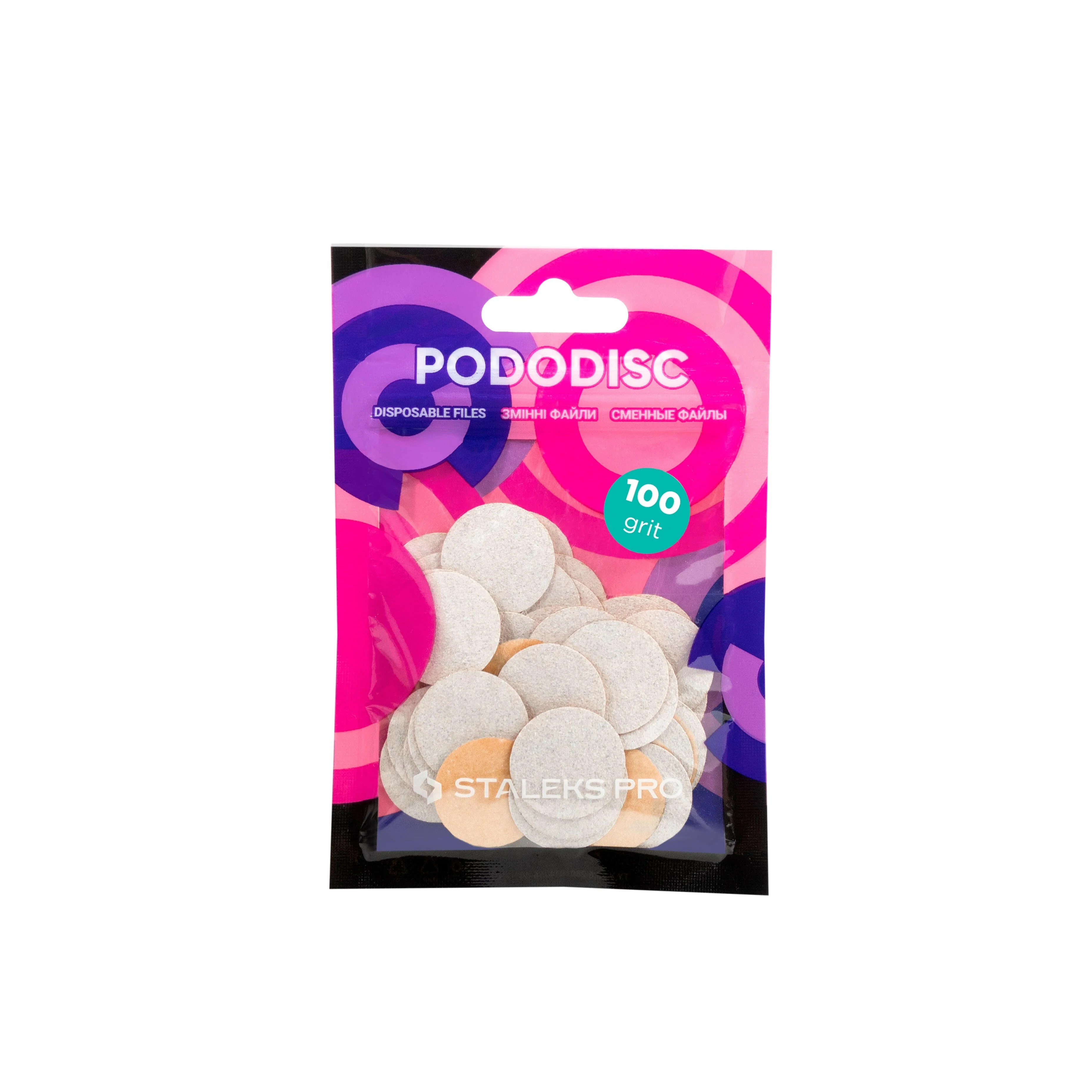 Staleks Pro Disposable Files For Pedicure Disc M - 20mm - Image 5
