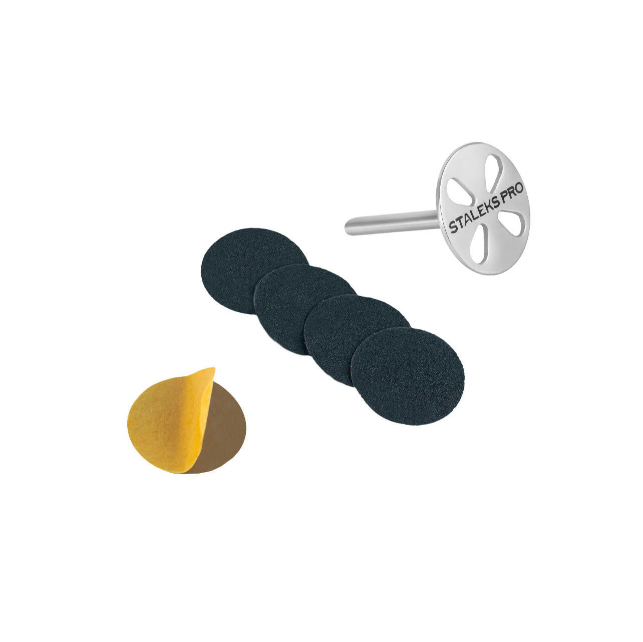 Staleks Pro Pododisc Pedicure Disc M & 5 x 180 Grit Disposable Files (20 mm)
