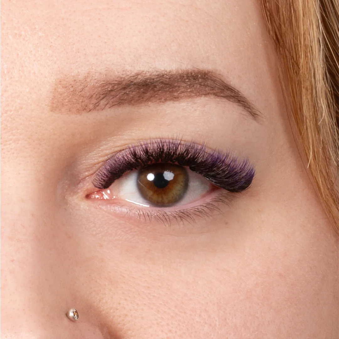 Violet Two-Tone Ombre Lashes 0.07 - Image 6